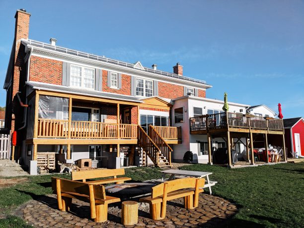 Façade de l'auberge de La Malbaie