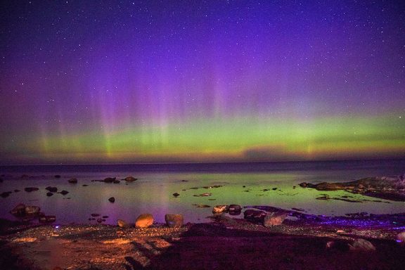 sea shack northern lights