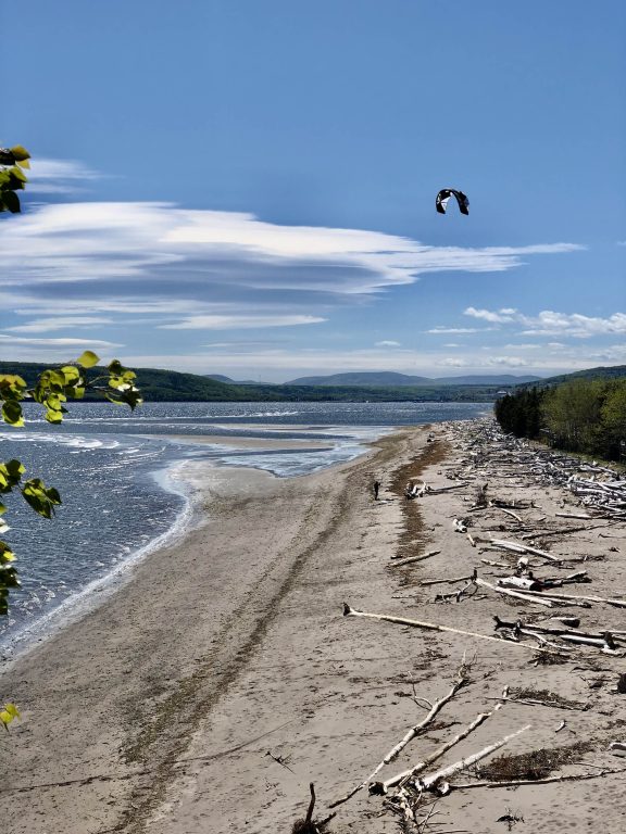 Plage de Penouille en Gaspésie