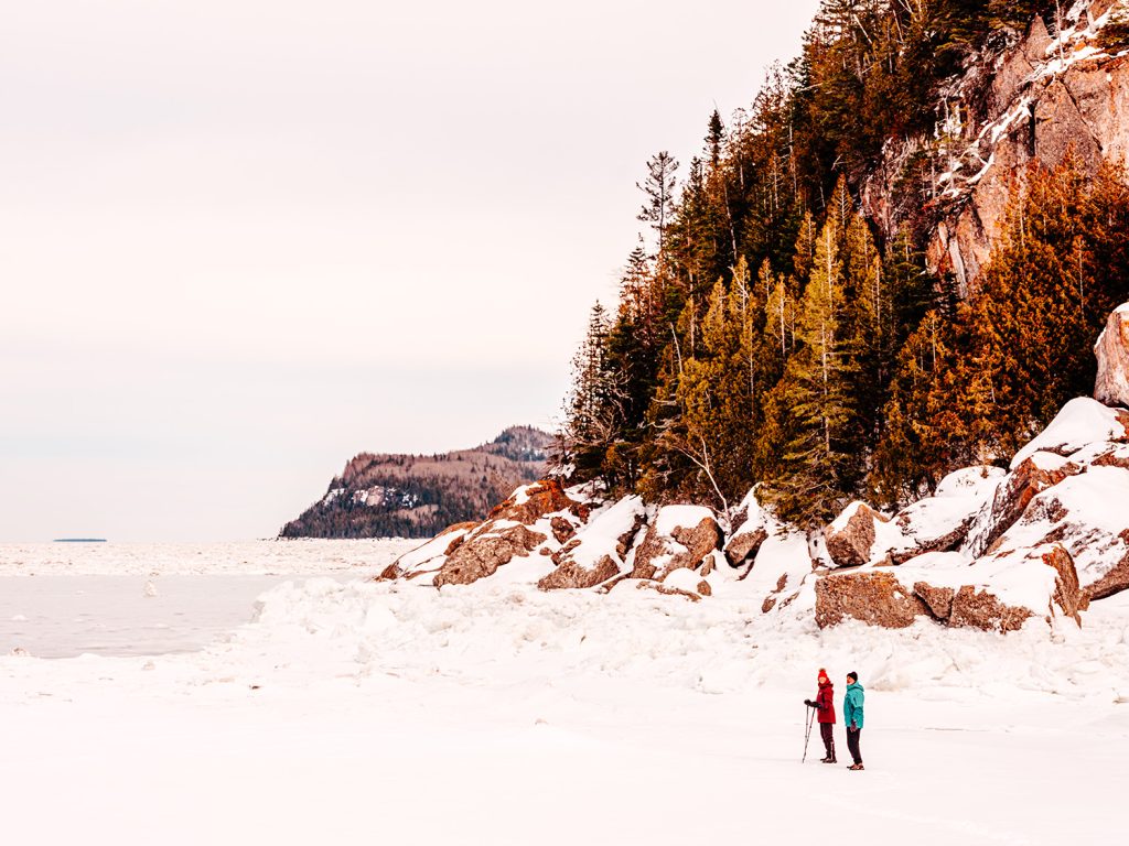 2 personne au parc national du Bic