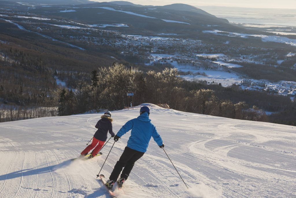 Skiing at Mont Ste-Anne