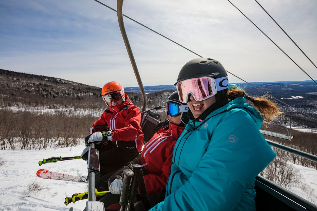 Skiing at Mont Ste-Anne