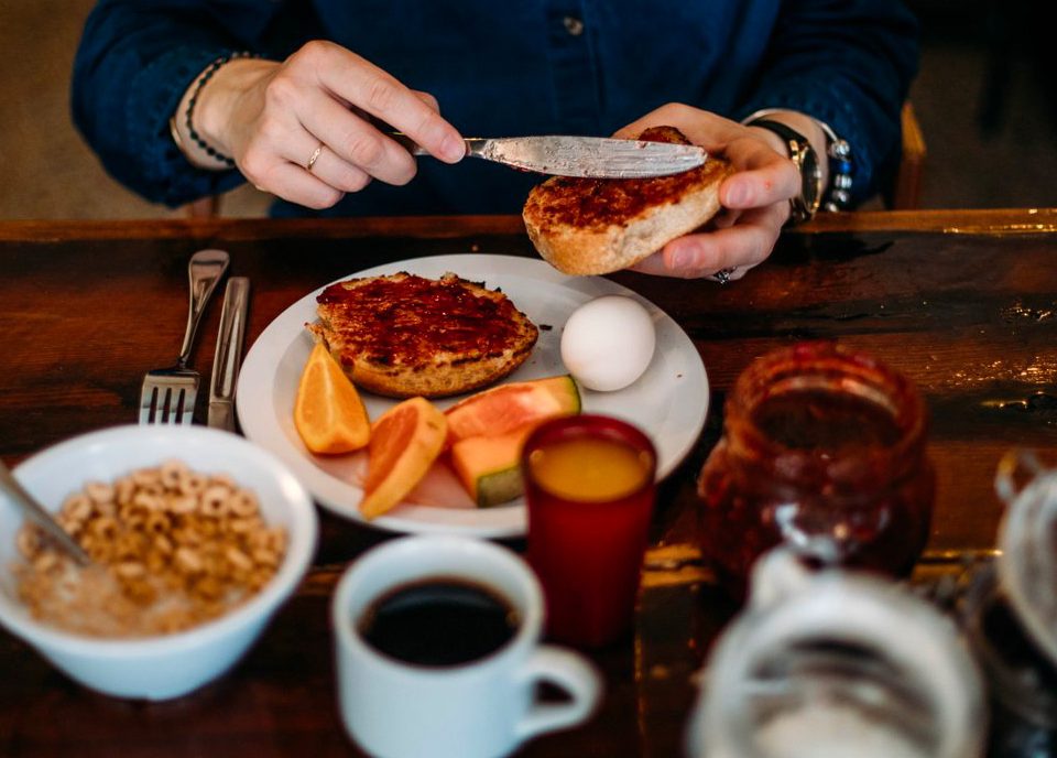 Un petit déjeuner à l'auberge à Ottawa