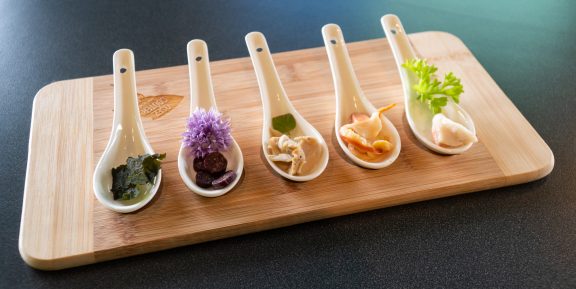 Tapas served in spoons
