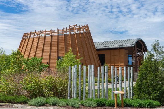 Musée Huron-Wendat vu de l'extérieur