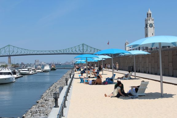 Plage du vieux port de Montréal