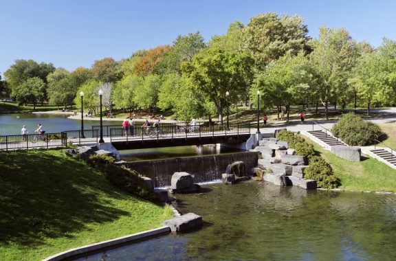 Un parc de Montréal