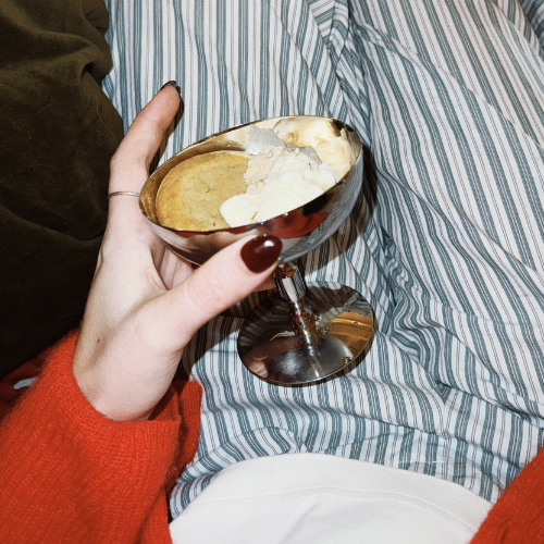 Dessert dans une coupe